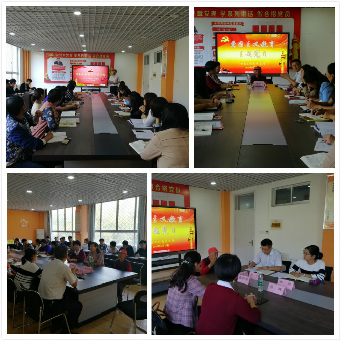 信息工程系党支部开展爱国主义教育主题党日活动