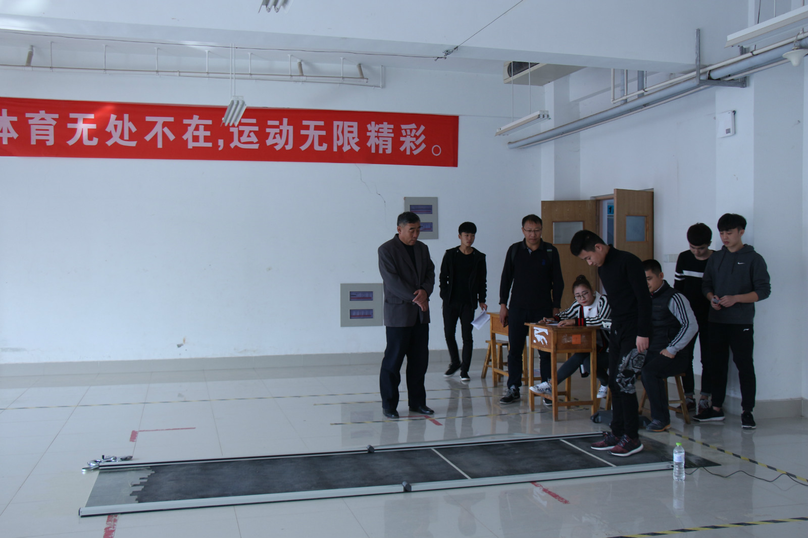 教育厅专家组复核我院学生体质健康测试工作