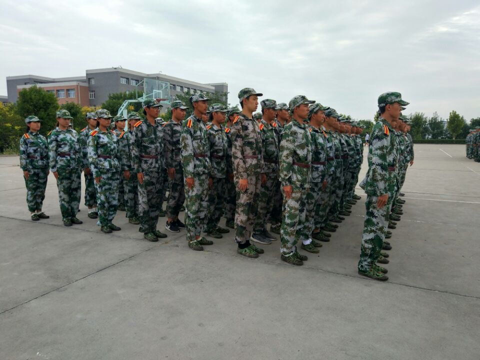 军训进行时-----记艺术设计系18级新生军训