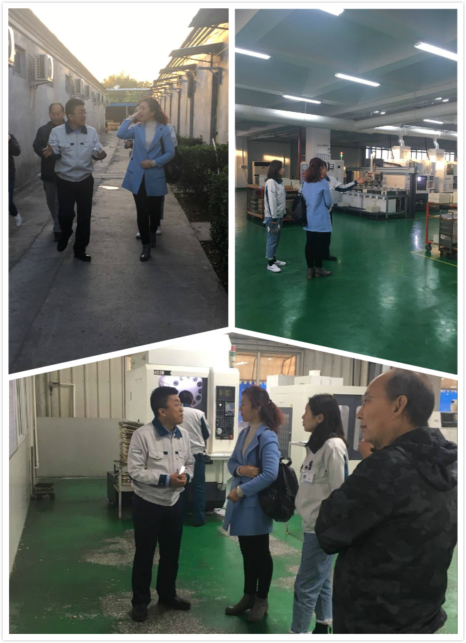 机电工程系到山东新景表业有限公司看望跟岗实习学生