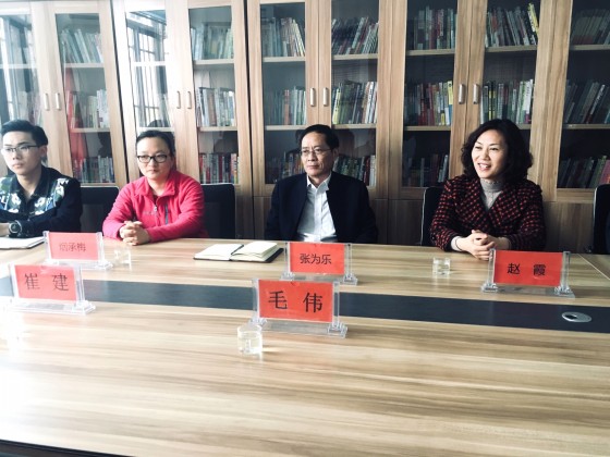 机电工程系党支部领导走访校外实践基地