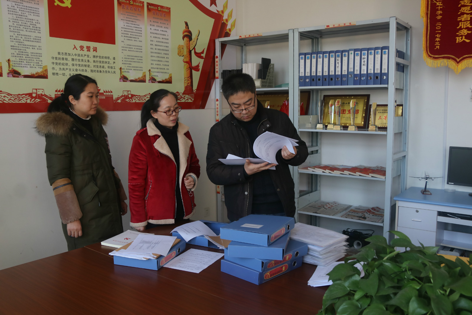 淄博市委高校工委督导组来院进行专项督导