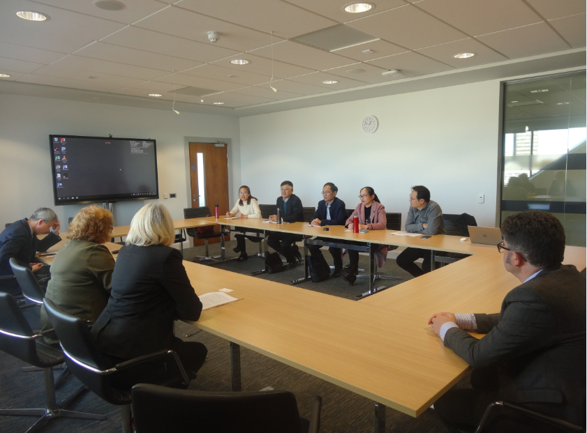 学院代表团赴英国、爱尔兰访问交流