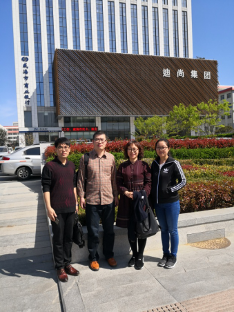 纺织服装工程系走访调研威海迪尚集团