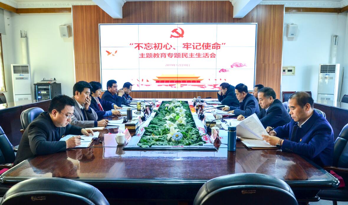 山东轻工职业学院党委召开主题教育专题民主生活会