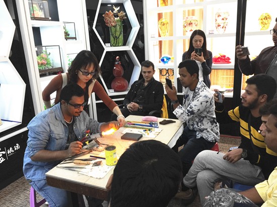 学校首批留学生文化体验课程圆满结束