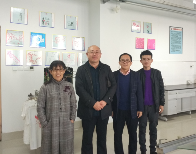 山东天泓环保工程有限公司来轻化工程系考察调研