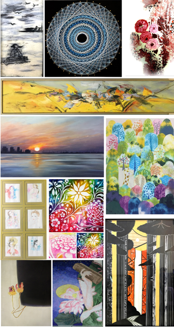 艺术设计系师生在2018第十届中国(山东)工艺美术博览会