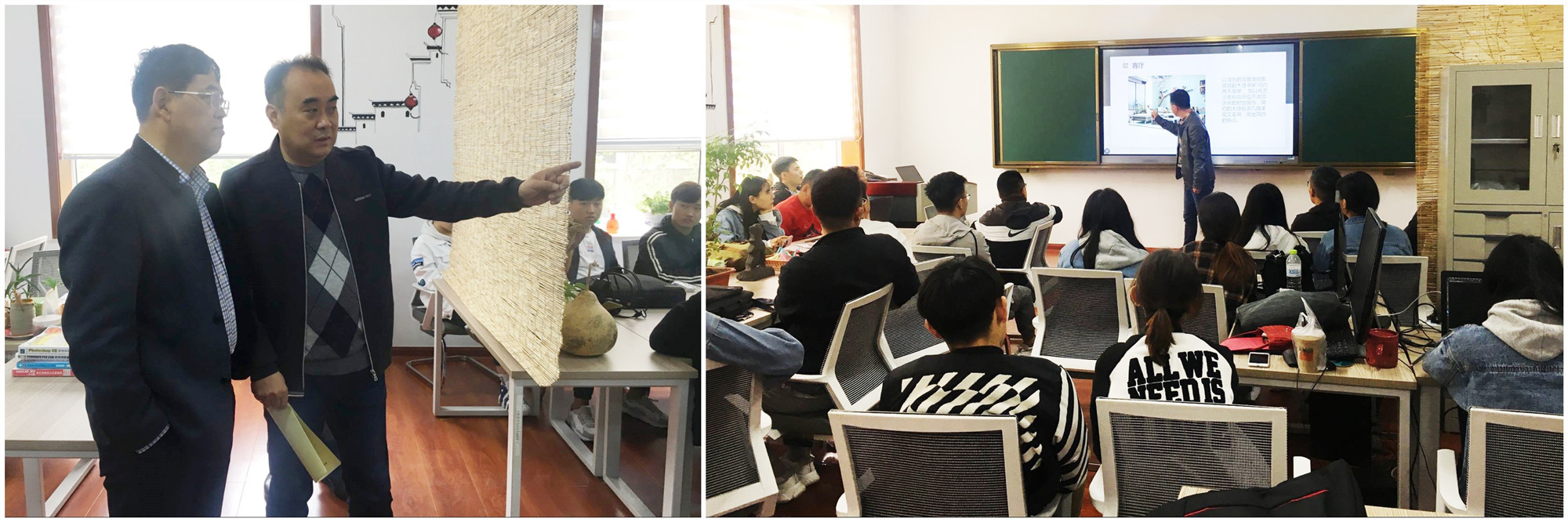 校党委书记牛圣银到艺术设计系调研