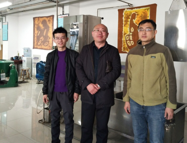 山东天泓环保工程有限公司来轻化工程系考察调研