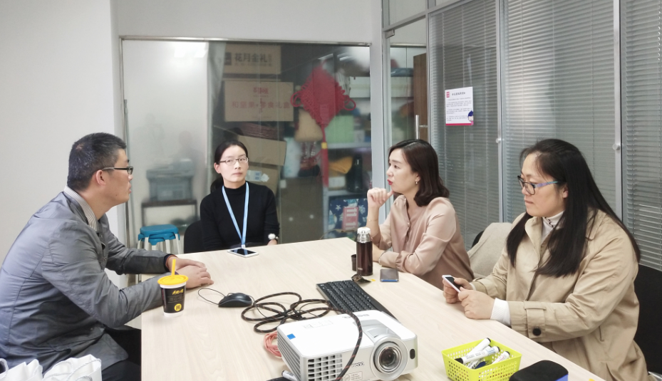 纺织服装工程系走访调研韩都衣舍电商集团