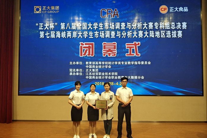 工商管理系在第八届全国大学生市场调查与分析大赛中获得二等奖